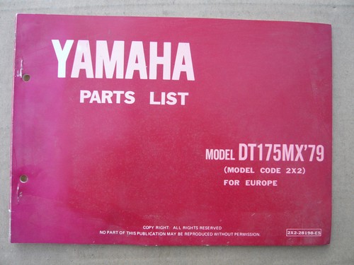 Yamaha dt175 parts - yamaha, mx