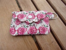 Faux leather keyring  lanyard purse 