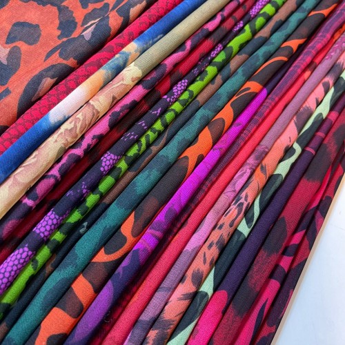 Floral crepe chiffon material - crepe,