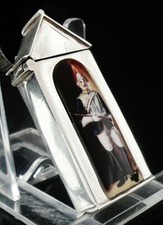 Sterling silver enamel sentry - sterling,