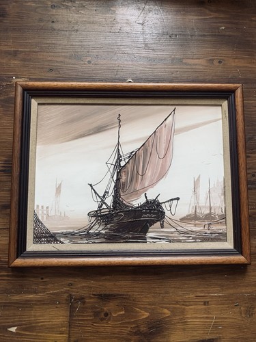 Vintage original acrylic
