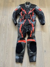 Nitro Men One Piece Leather Race / Motorbike Suit, Size UK 46