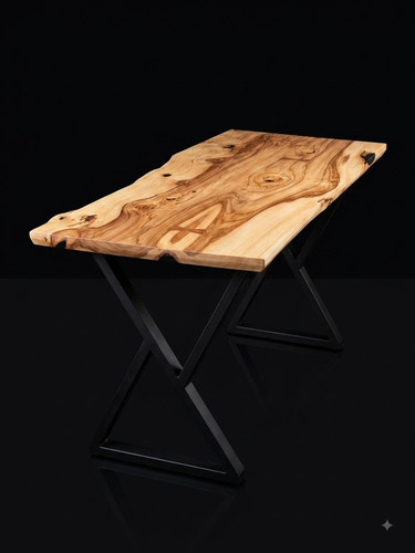 Live edge desk - live,