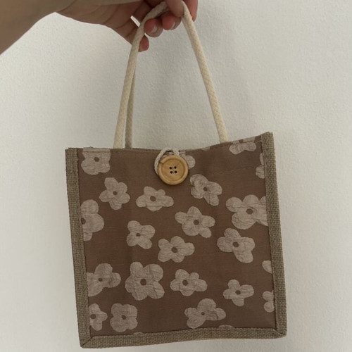 Small brown beige - small, jute
