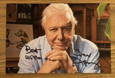 Sir David Attenborough, Life On Earth, The Living Planet, Photo, Hand Signed,6x4