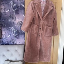 Beautiful Brand New Baby Pink ‘Teddy’ Coat Size L/XL