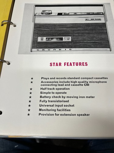 Grundig c210 automatic tape - c210,