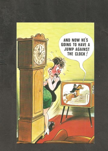 Comedy postcard bamforth black - comedy,