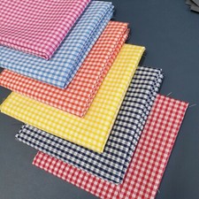 Polycotton Gingham Checks 1"