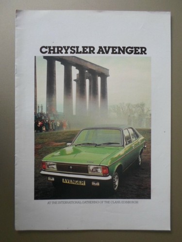 Chrysler avenger orig 1977 - chrysler, uk