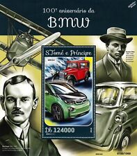 Karl Rapp & Gustav Otto BMW DIXI / i3 / Isetta 600 Car Stamp Sheet (2016)