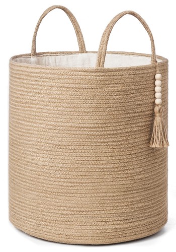 Mkono tall wicker laundry - wicker,