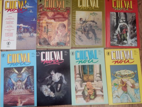 Cheval noir dark - cheval, comics