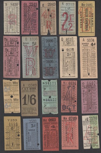 Twenty vintage transport buses - twenty,