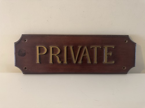 Vintage wooden private - wooden,
