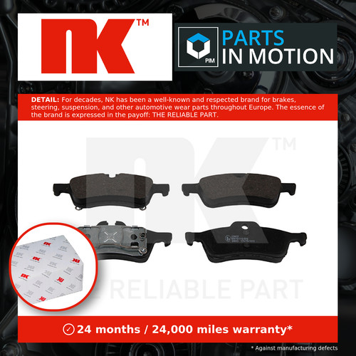 Brake pads set fits - brake, mini