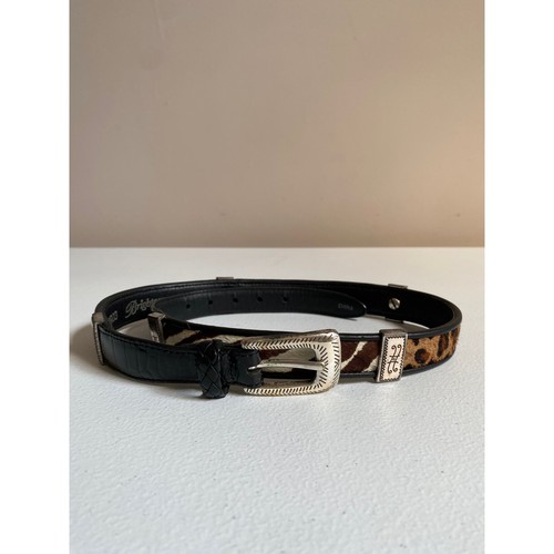 Brighton genuine leather belt - leather,