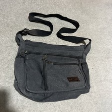 BOMKEE Canvas Messenger Bags Shoulder Crossbody Satchel Mens Vintage Casual