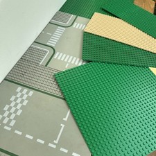 Lego Vintage Base Plates Building Boards Bundle 32 x 32 Studs & 16 x 32