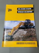 JCB JS130W/JS160W Wheeled Excavator Brochure