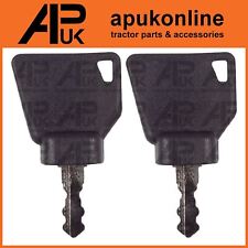 2x Ignition Switch Key for JCB