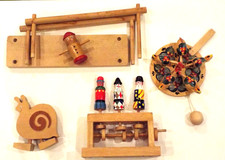 Automata Wooden Moving Toys Vintage