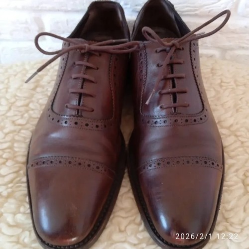 Men loake heels brown leather - loake,