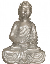 Statue Maison du Monde Buddha Large Silver RRP£299