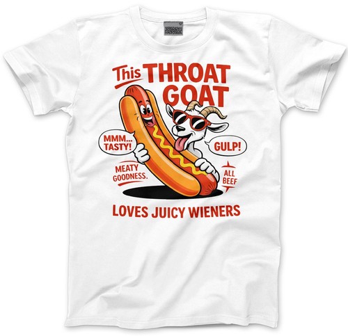 Throat goat funny rude shirt - rude, t