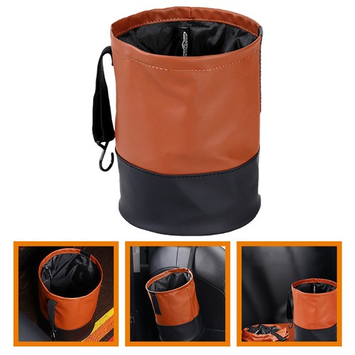 Trash can collapsible bin - trash,