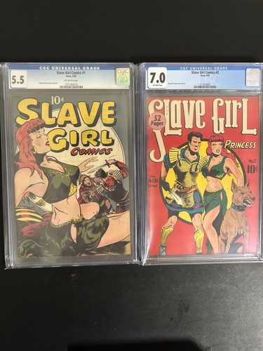 Slave girl comics cgc - comics, 5.5