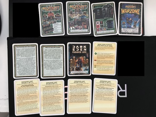 Doomtrooper info cards x12