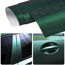 Dark Green Honeycomb Carbon