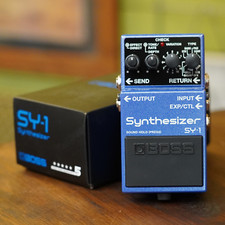 BOSS SY-1 Guitar Synthesizer Effects Pedal 121 synth sounds latency free