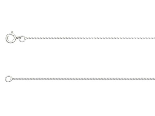 White gold chain inch - 16, 9ct