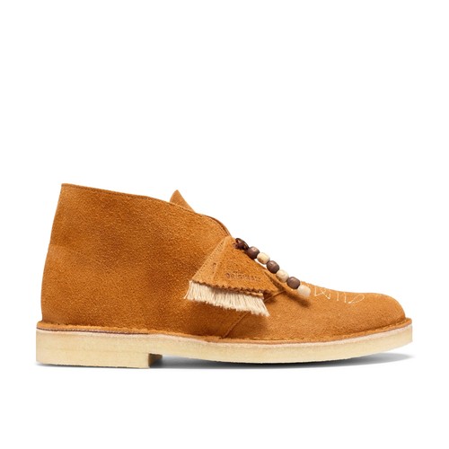 Clarks mens desert - boot, ginger