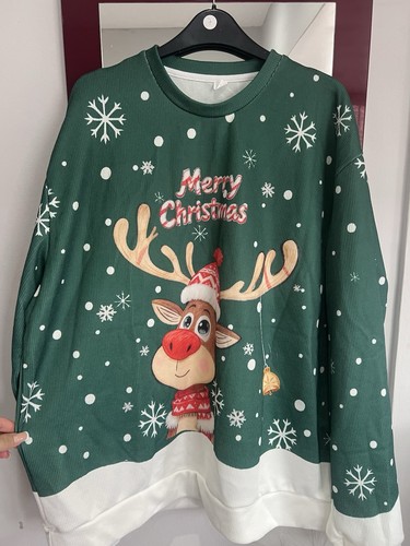 Green christmas jumper unisex - christmas,