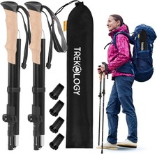 TREKZ XE Hiking Poles Walking Sticks – Lightweight Foldable Aluminum Trekking Po