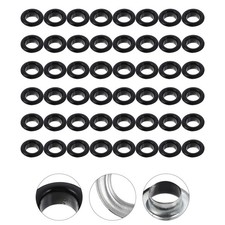 200 Pcs Iron Grommet Eyelet Gasket Assortment Metal Eyelets Snap Fasteners