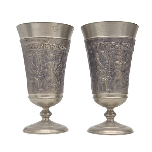 Pair rein zinn bmf pewter - pair, shot