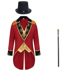 Mens Red Circus Ringmaster