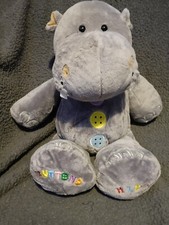 Buttons hippo plush stuffed - buttons,