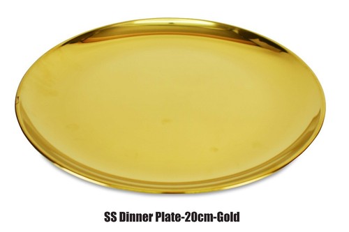 Stainless steel round plates - stainless,
