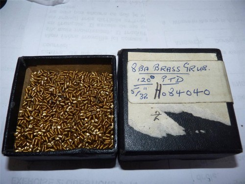 Brass grub screws 32 - grub,