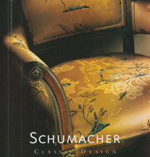 Schumacher Classic Design Print Ad Fabrics Wallpapers 8.25"x10.75"