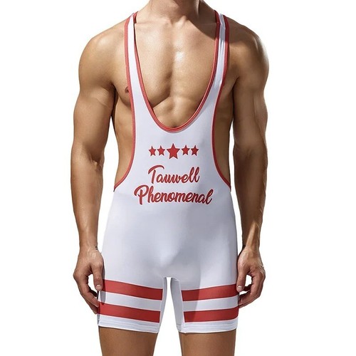 Men one piece wrestling - one-piece,