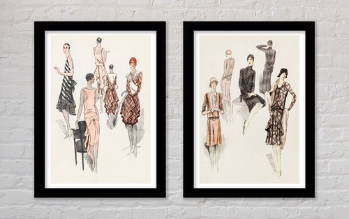 Set art deco vintage - set,