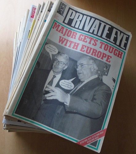 Private eye magazine - eye, magazine.