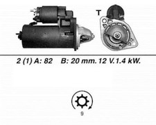 Genuine WAI Starter Motor for
