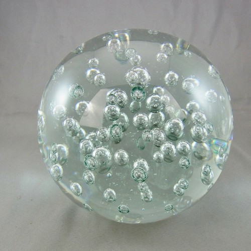Large old paperweight - paperweight, glass